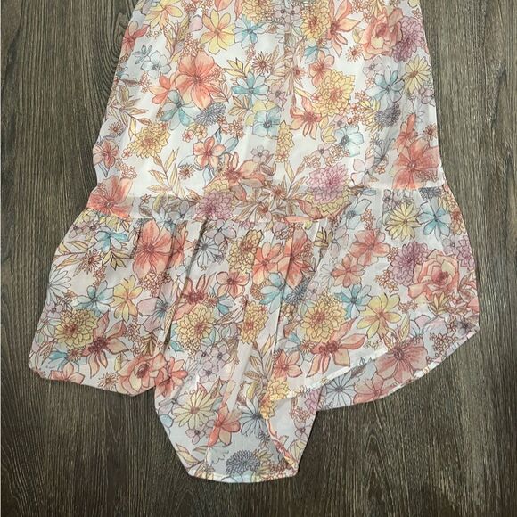 Maurices Womens Floral Halter Midi Dress Smocked Waistband Multicolor Size XS - Picture 8 of 9